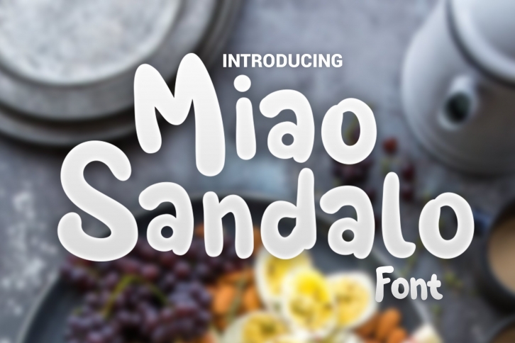 Miao Sandalo Display font Font Download