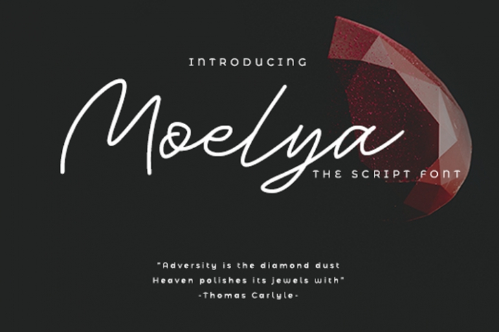 Moelya - Script Font Font Download