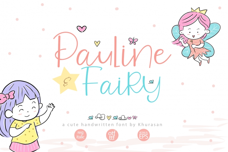 Pauline and Fairy Font Font Download