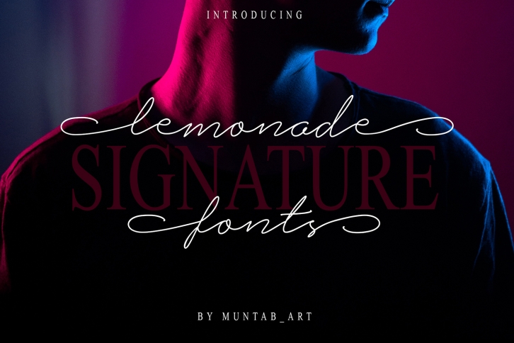 Lemonade Signature Font Font Download