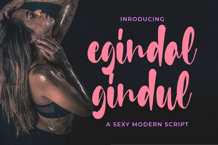 Egindal Gindul - Sexy Script Font Download