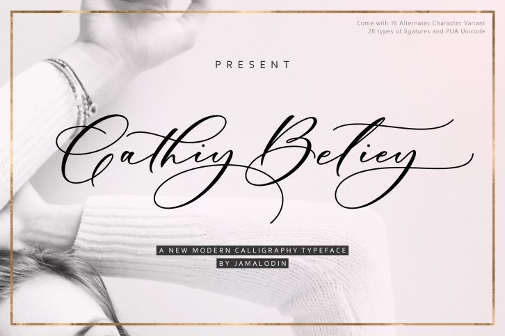 Cathiy Betiey Script Font Download