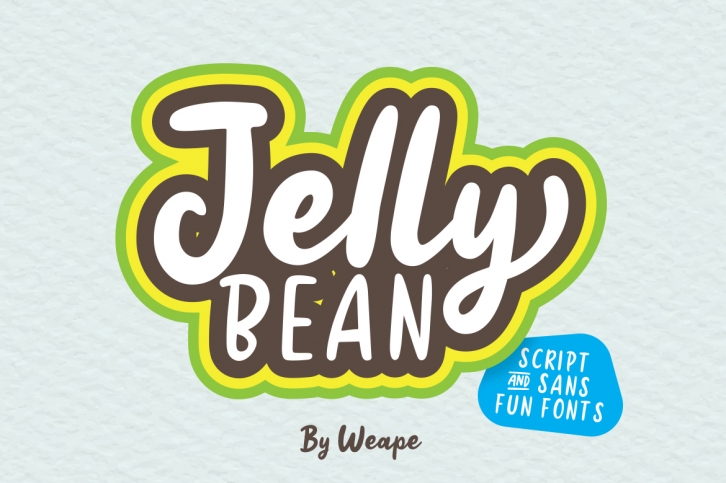 Jellly Bean Script & Sans Fun Font Font Download