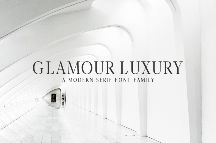 Glamour Luxury Serif Font Family Font Download