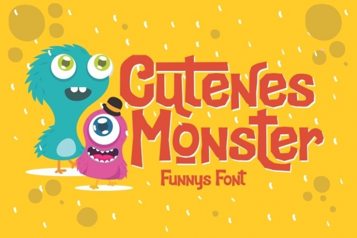 Cutenes Monster - Funny Font Font Download