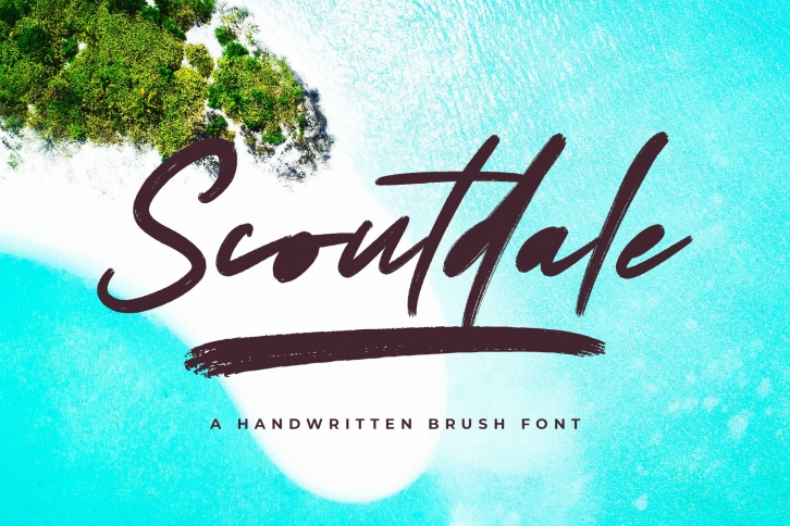 Scoutdale | Handwritten Brush Font Font Download