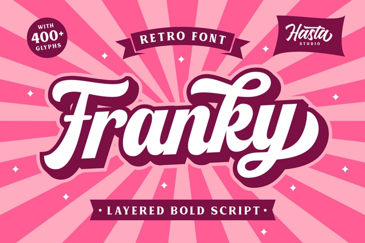 Franky - Retro Font Font Download