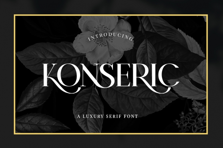 Konseric | Luxury Serif Font Font Download