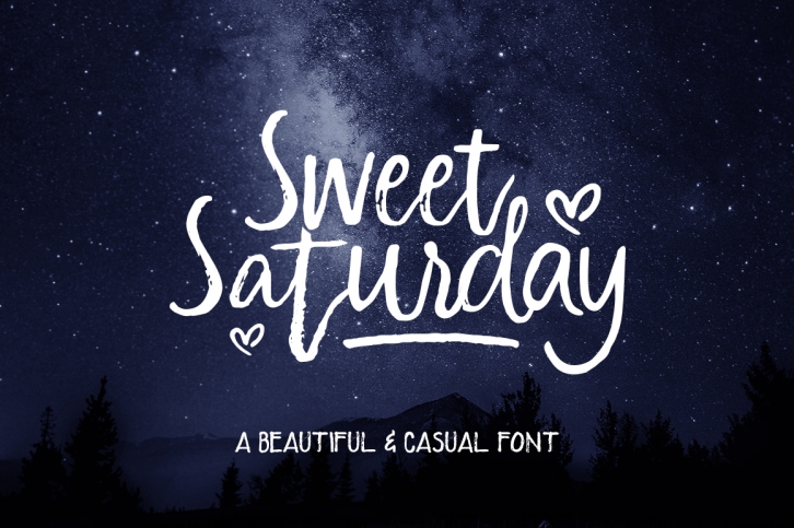 Sweet Saturday Font Font Download