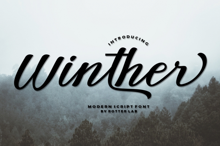 Winther script Font Download