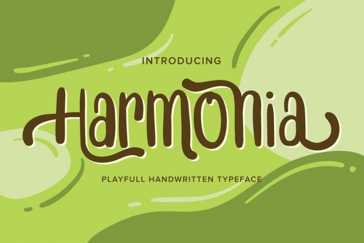 Harmonia | Playfull Handwritten Typeface Font Download
