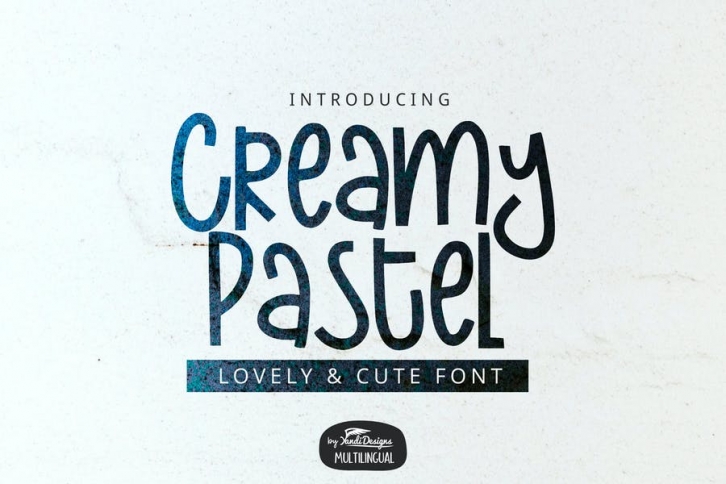 Creamy Pastel Font Font Download