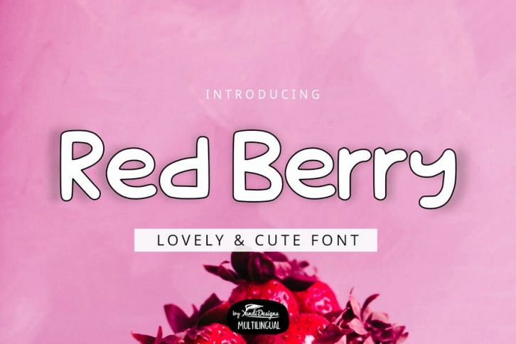 Red Berry Font Font Download