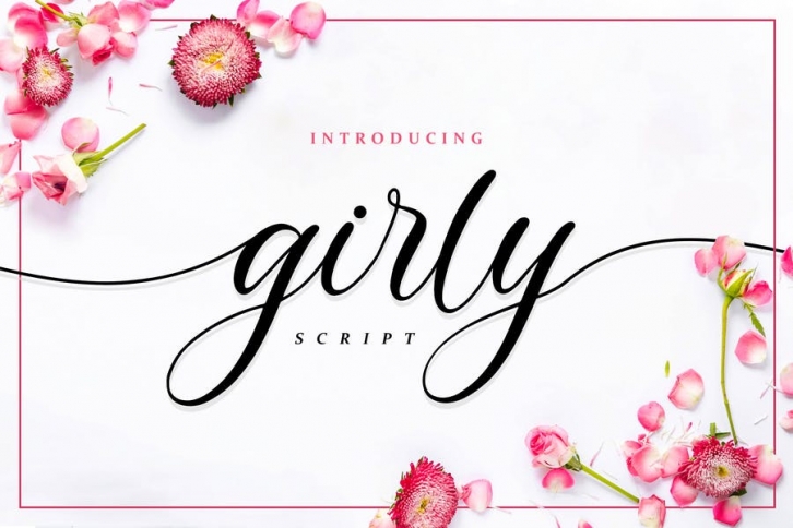 Girly - Lovely Script Font Download