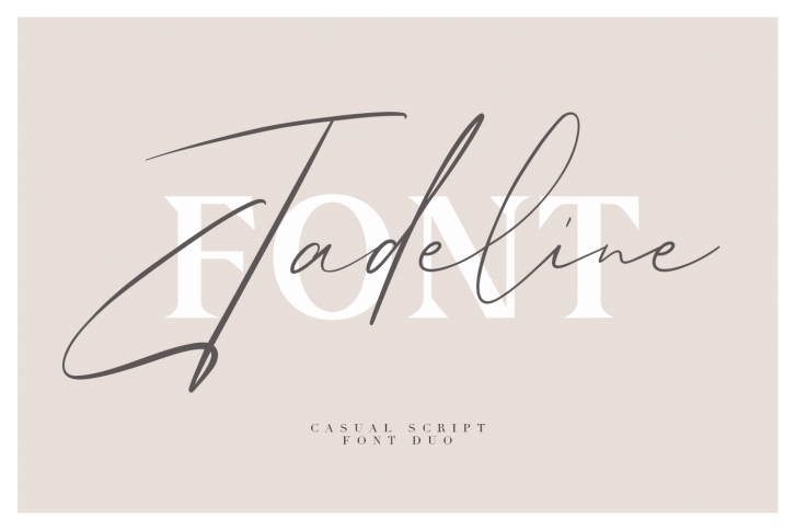Jadeline Script - Free Serif Font Font Download