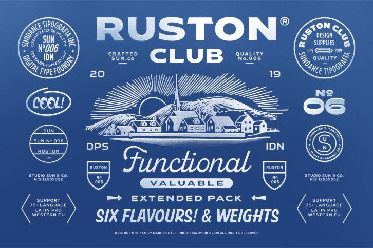 Ruston Font Family Font Download