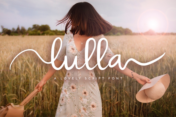 Lulla Font - A Lovely Script Font Font Download