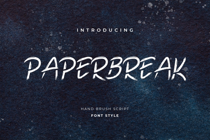 Paperbreak Brush Handwritten Font Download