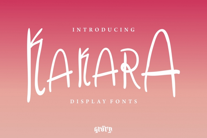 Kakara Display Font Font Download