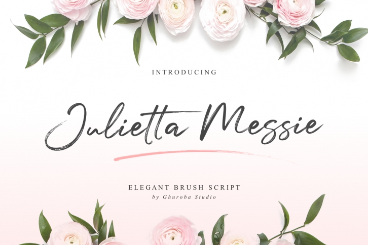 Julietta Messie | Brush Script Font Download