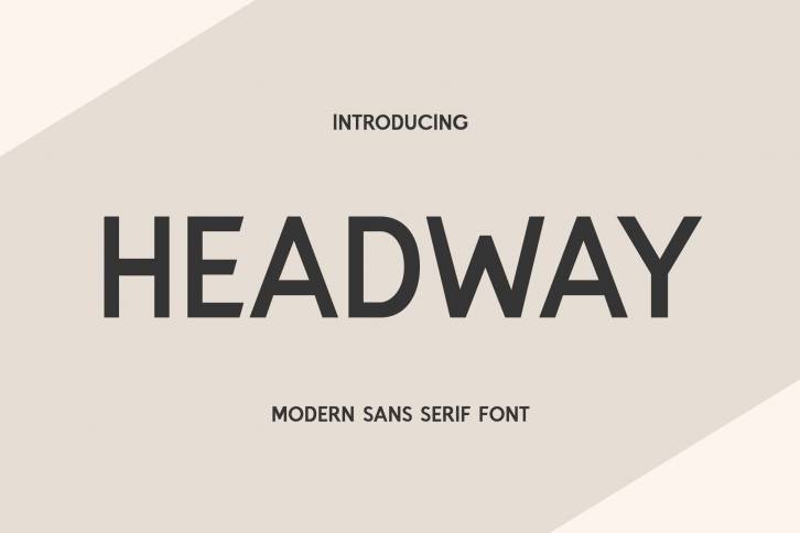 Headway Display Sans Serif Font Download