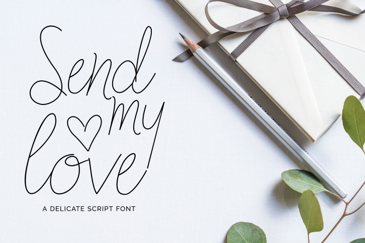Send my Love Font Download
