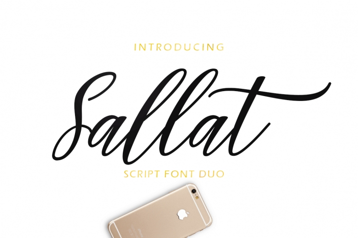 Sallat Font Duo Font Download