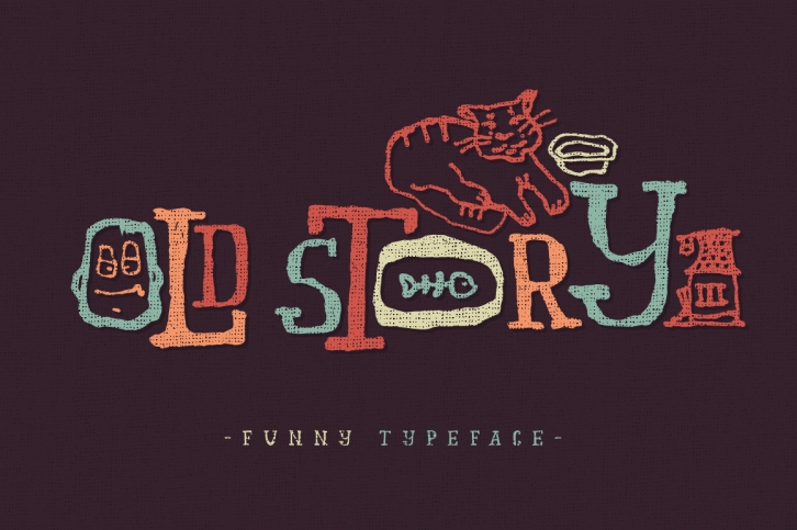 Old story typeface Font Download