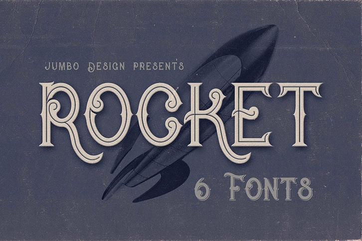 Rocket- Vintage Style Font Font Download