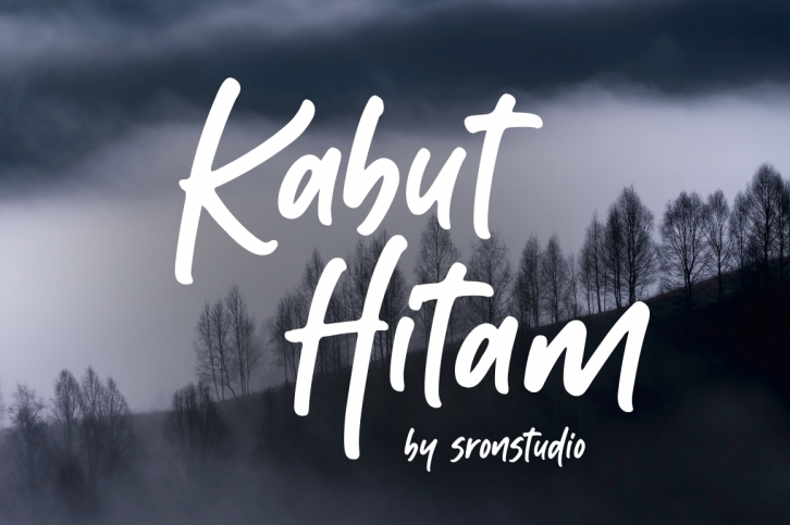 Kabut Hitam - Handwritten Font Font Download