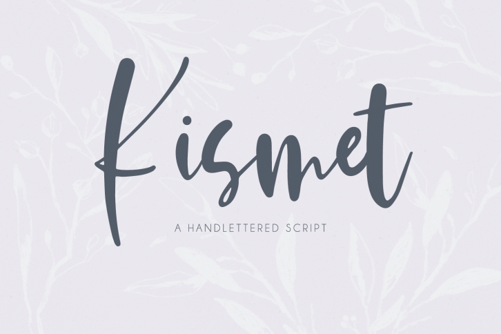Kismet Handlettered Font Font Download