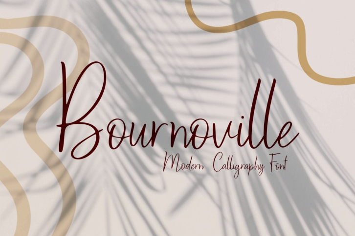 Bournoville Script Font Download