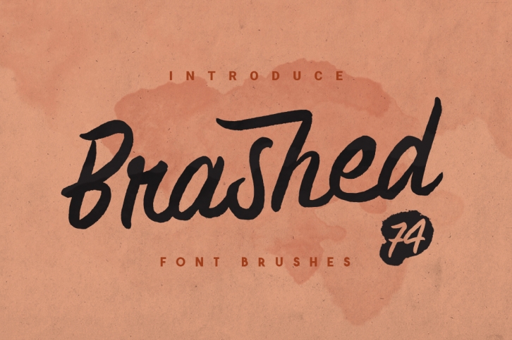 Brashed Typeface Font Download
