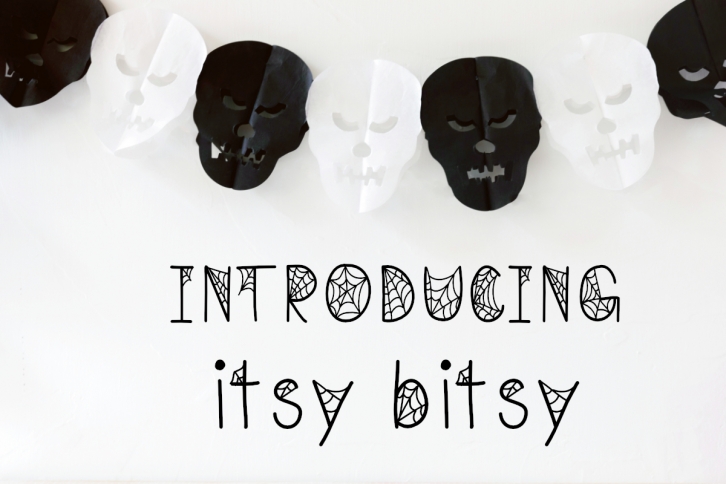 Itsy Bitsy Halloween Font Font Download