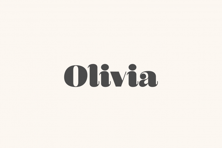 Olivia - A Curvy Typeface Font Download
