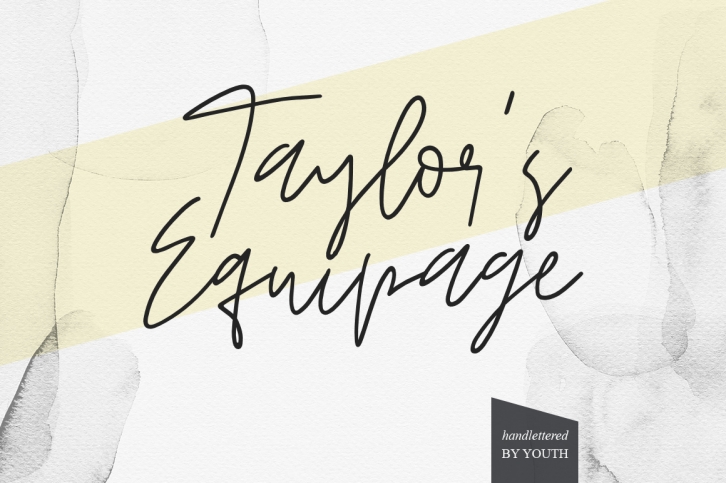 Taylors Equipage Font Download
