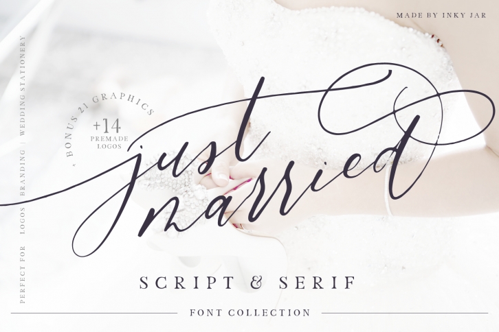 Just Married - Font Collection Font Download