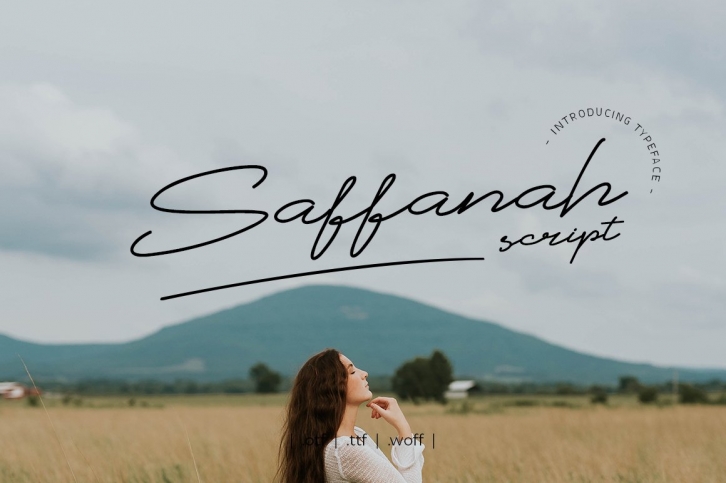 Saffanah Script Font Font Download