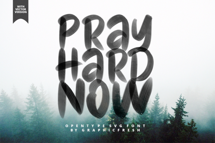 Pray Hard Now - 30 OFF - SVG Font Font Download