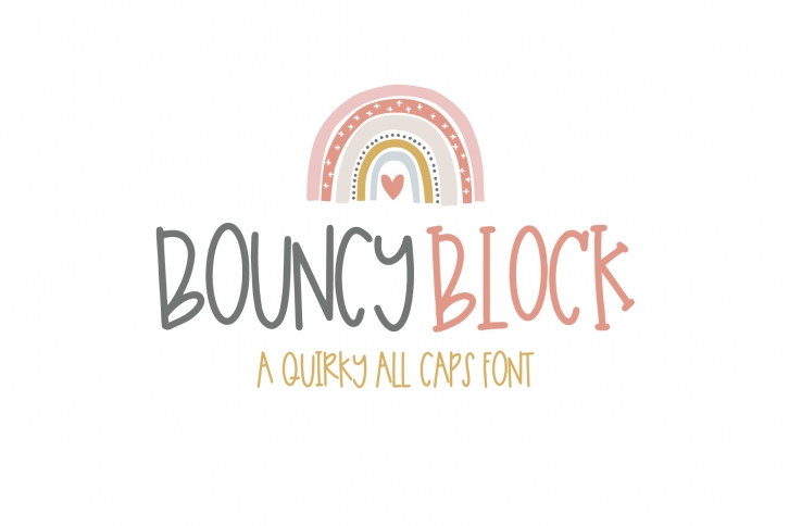 Bouncy Block Font Download