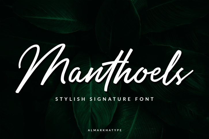 Manthoels - Stylish Signature Font Download