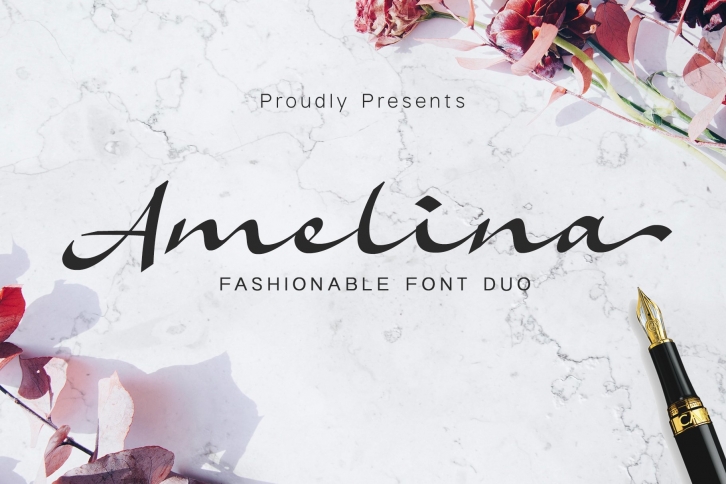 Amelina Font Duo Font Download