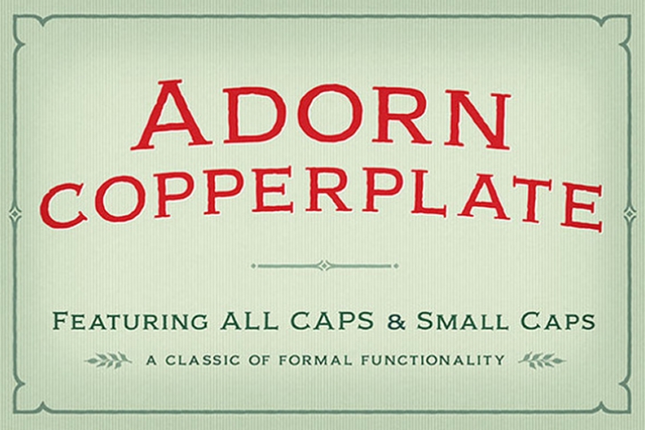 Adorn Copperplate Font Download