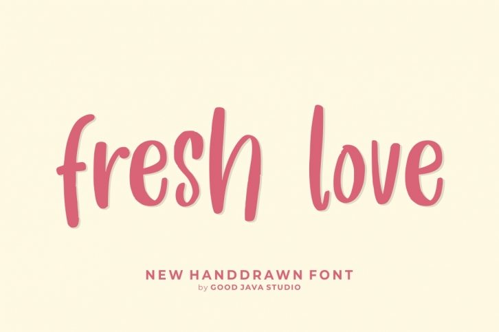 Fresh Love | Handdrawn Font Font Download