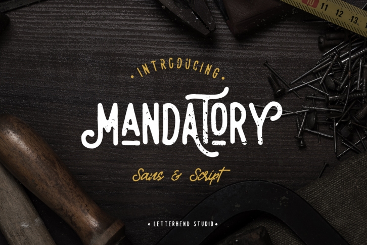 Mandatory Vintage Font Duo ! Font Download