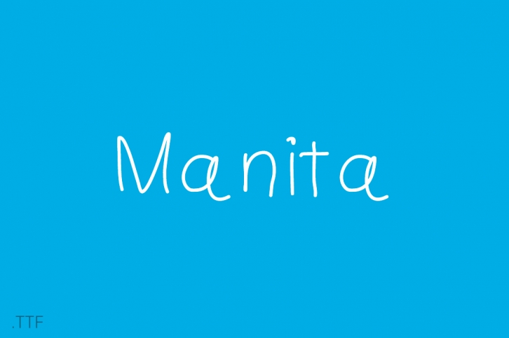 Manita | Font Font Download
