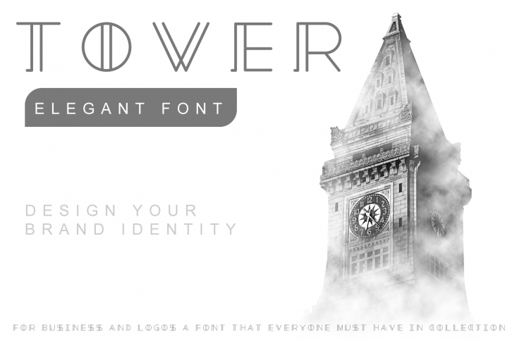 Tower - Minimal Brand Font Font Download