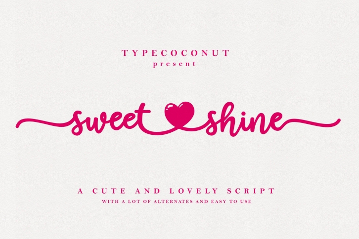 Sweet Shine Font Download