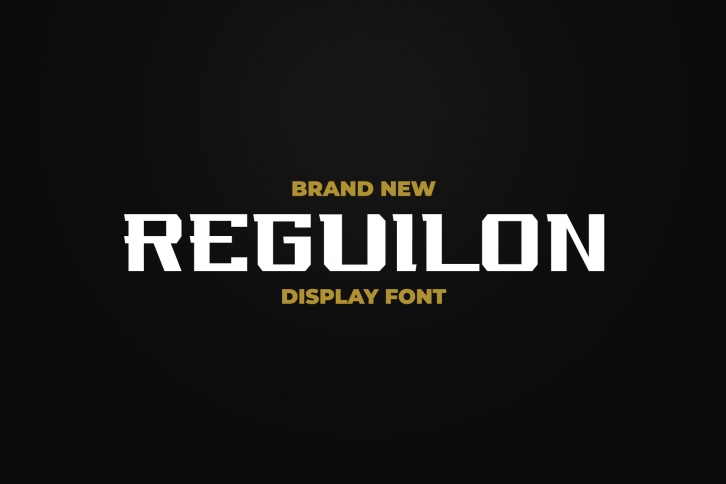 REGUILON Dispplay Font Font Download