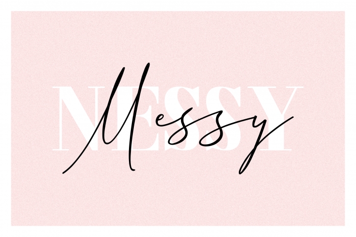 3 FONT | Messy Nessy Font Download